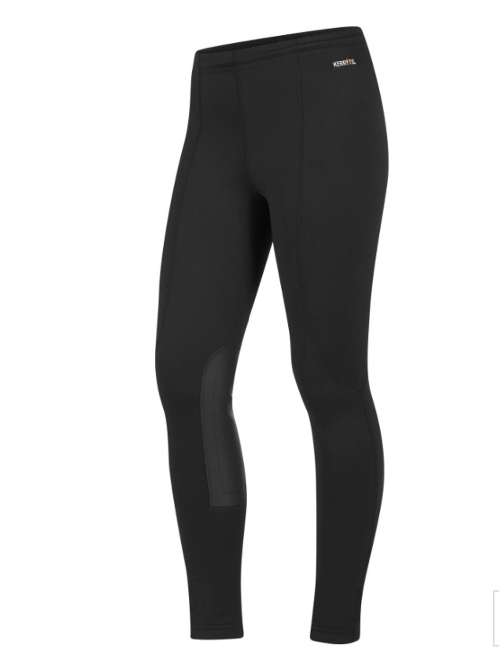 KERRITS Pants Riding Fleece Lined Side Pocket Knee Pads Black Girls Size XL